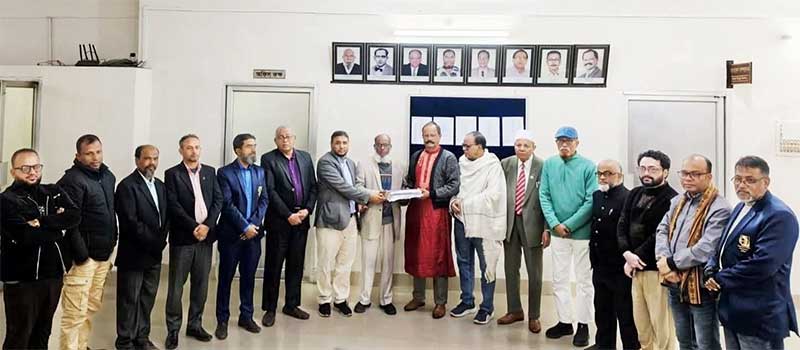 সিলেট প্রেসক্লাবের নয়া কমিটির দায়িত্ব গ্রহণ