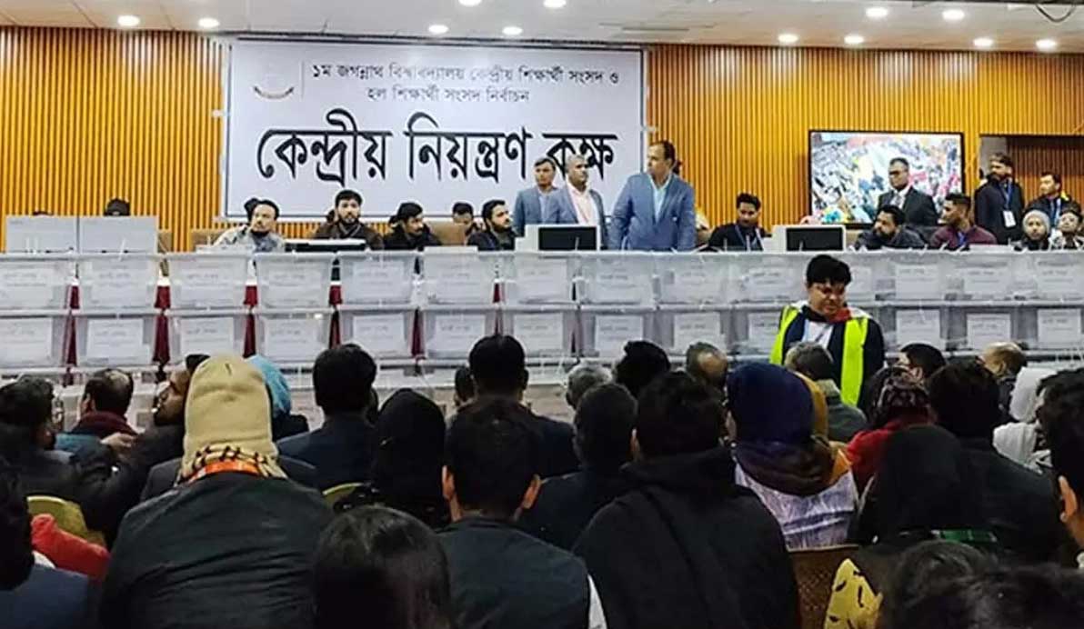 জকসুর ভোট গণনা স্থগিত