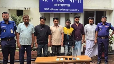 পূর্বাচলে রিসোর্টে ডাকাতি: লুণ্ঠিত মালামালসহ ৬ ডাকাত গ্রেপ্তার, মাইক্রোবাস জব্দ