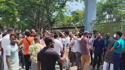 সিলেটে ইউএনও কার্যালয়ে তালা দিল যুবদল-ছাত্রদল