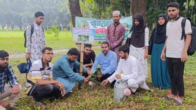 খুলনা জেলা ছাত্র কল্যাণ সমিতি'র উদ্যোগে ইবিতে বৃক্ষরোপণ কর্মসূচি