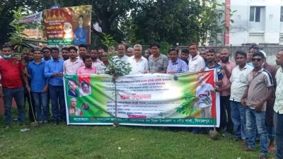 বিরলে জাতীয়তাবাদী স্বেচ্ছাসেবকদলের ৪৬তম প্রতিষ্ঠাবার্ষিকী পালন