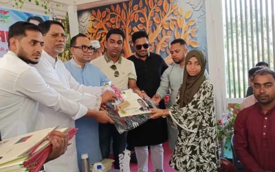 নোয়াখালীতে জিপিএ-৫ প্রাপ্ত ৫৫ শিক্ষার্থীকে ছাত্রদলের সংবর্ধনা