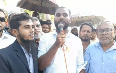 রূপগঞ্জে অবৈধ বালু ভরাট বন্ধে দুই ইউনিয়নের বাসিন্দাদের ৯ দফা দাবি পেশ