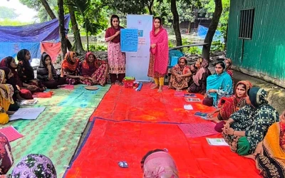 জলবায়ু ঝুঁকি মোকাবিলায় নোয়াখালীর ৪৫০ নারীকে প্রশিক্ষণ