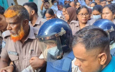 দুই দফা রিমান্ড শেষে কারাগারে গাজী নজরুল