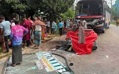 ময়মনসিংহে বাসচাপায় অটোরিকশার ৭ আরোহী নিহত
