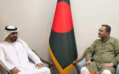 আরব আমিরাতে কর্মসংস্থানের সম্ভাবনা নিয়ে মাহদী আমিন-রাষ্ট্রদূতের বৈঠক