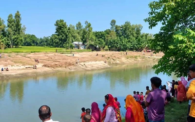 গাইবান্ধায় ঘাঘট নদীতে গোসলে নেমে যুবক নিখোঁজ