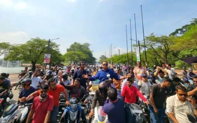 ওমর ফারুক কাওসারের নেতৃত্বে যুবদলের ৪৮তম প্রতিষ্ঠাবার্ষিকীর শোভাযাত্রা